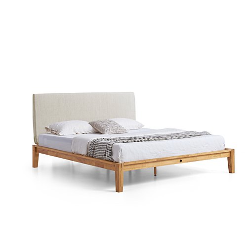 Charm upholstered platform bed